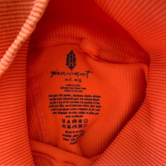 Free People Movement Tangerine Ultra High-Rise Happiness Runs Leggings M/L - Picture 3 of 7